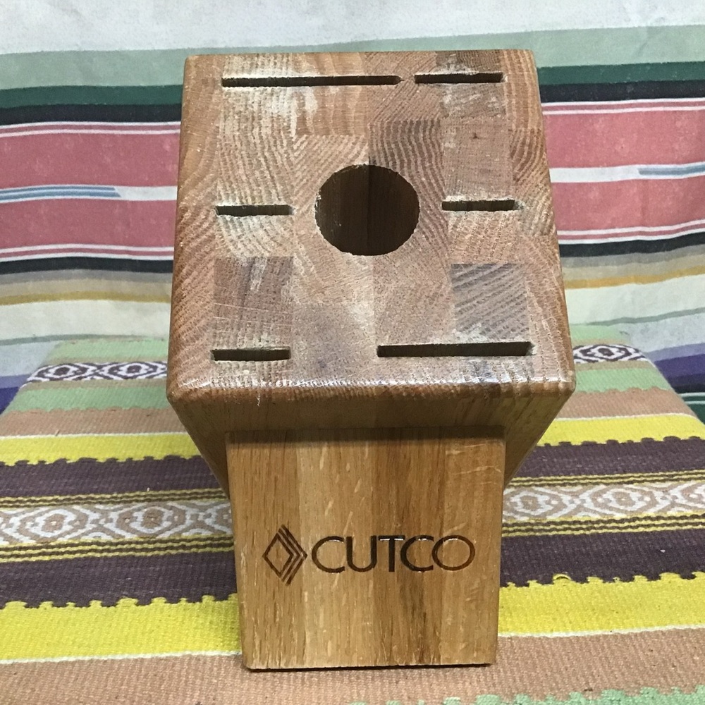 GUC Vintage CUTCO knife block